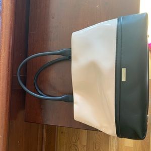 Adorable Kate Spade Pink Patent & Black Purse